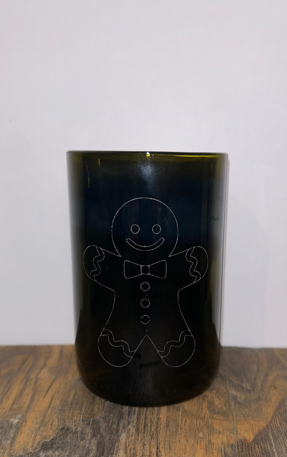 Upcycling-Glas mit Standardgravur